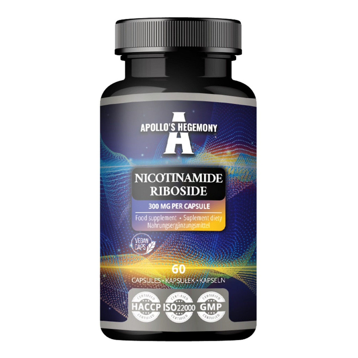 Apollo's Hegemony Nicotinamide Riboside suplement diety 60 Kapsułek