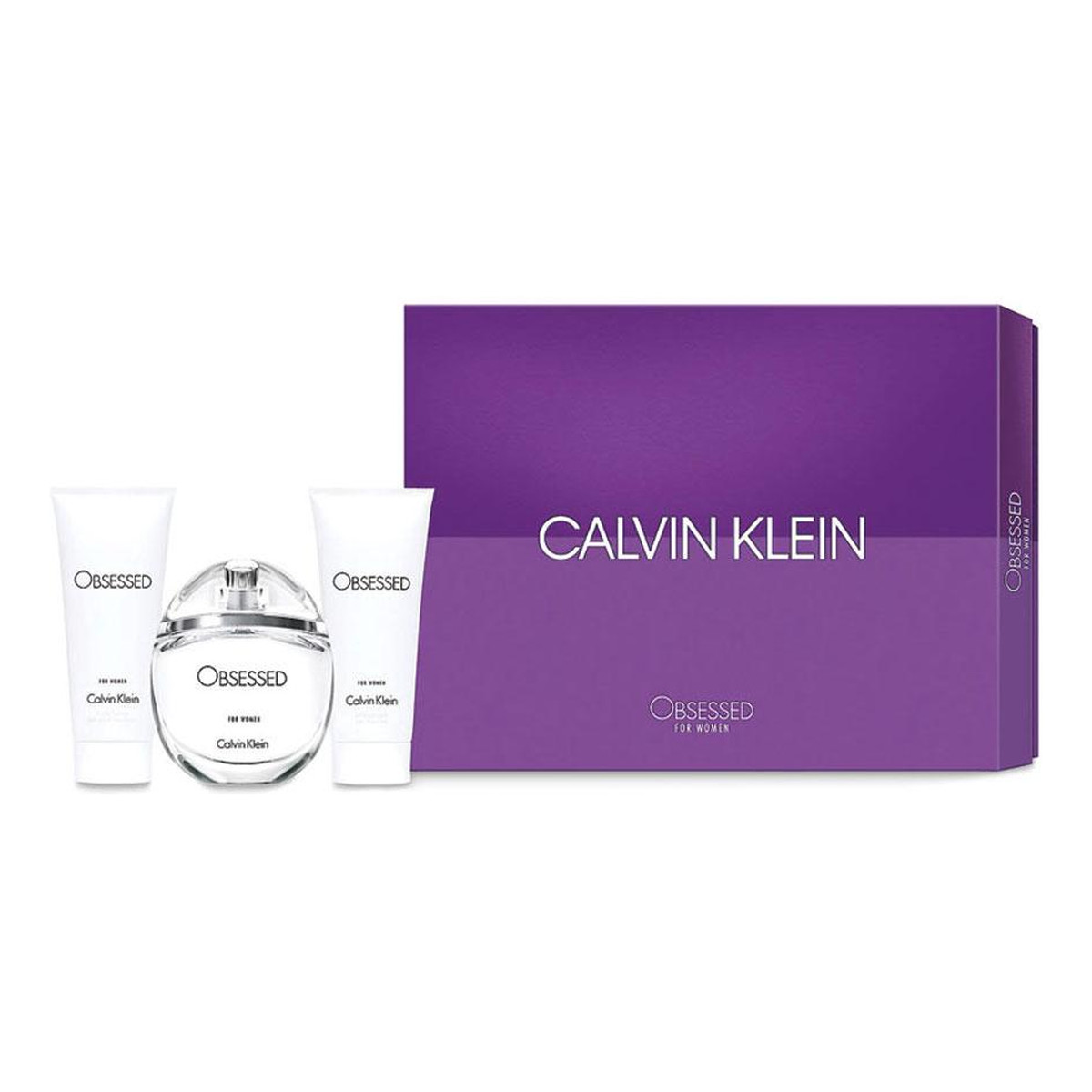 Calvin Klein Obsessed Woman zestaw (woda perfumowana 100ml + balsam do ciała 100ml + żel pod prysznic 100ml)