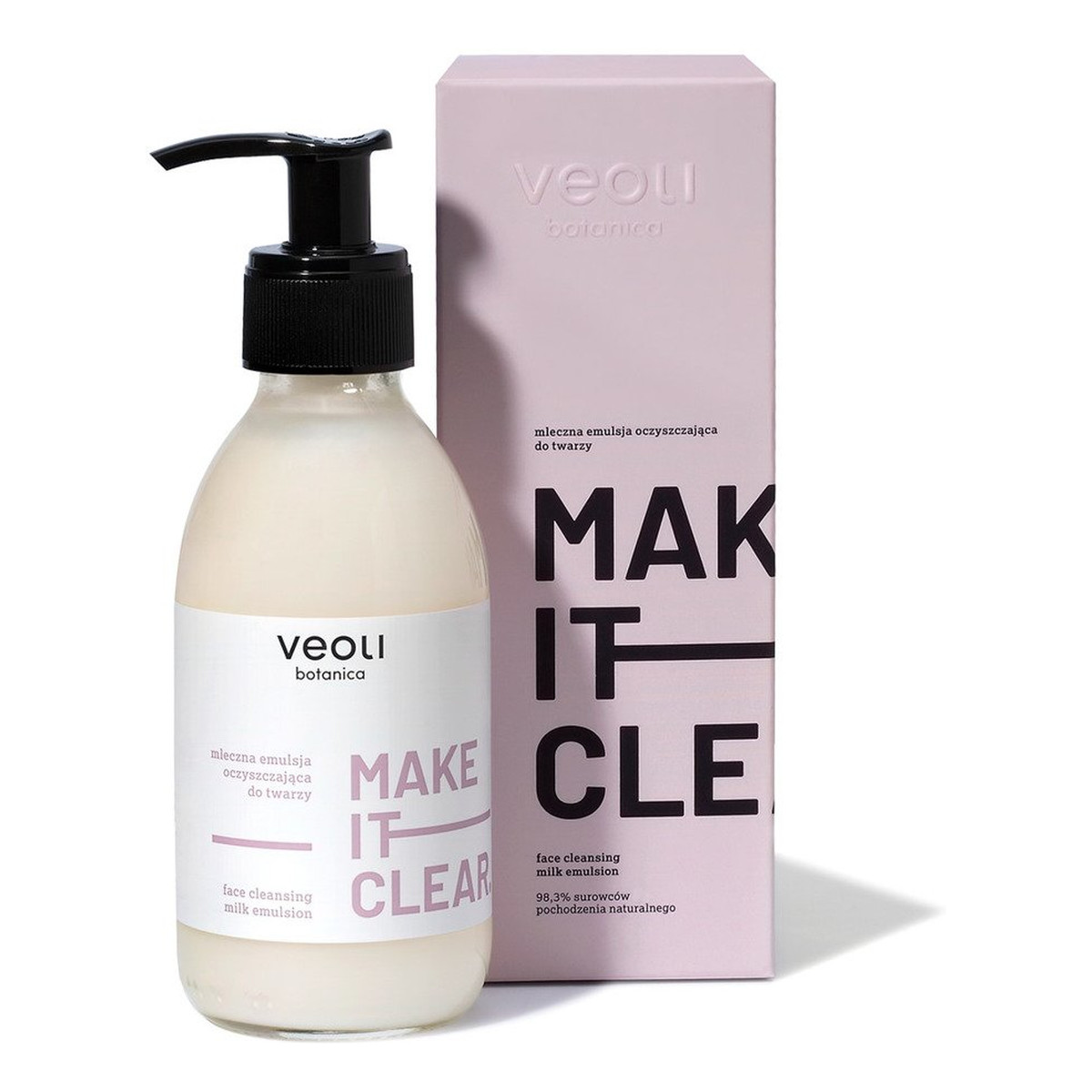 Veoli Botanica Make It Clear mleczna oczyszczająca emulsja do twarzy 200ml