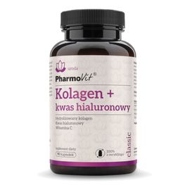 Kolagen + kwas hialuronowy suplement diety 90 kapsułek