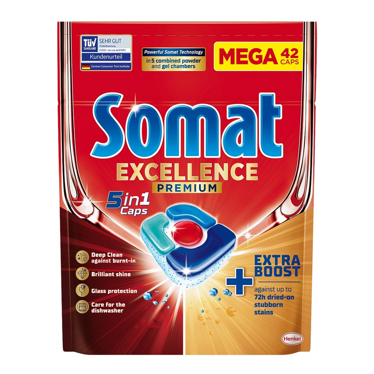 Somat Excellence premium 5in1 kapsułki do zmywarki 42szt.