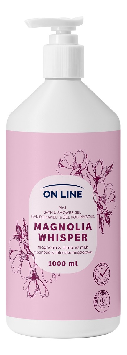 Żel pod prysznic 2w1 magnolia whisper