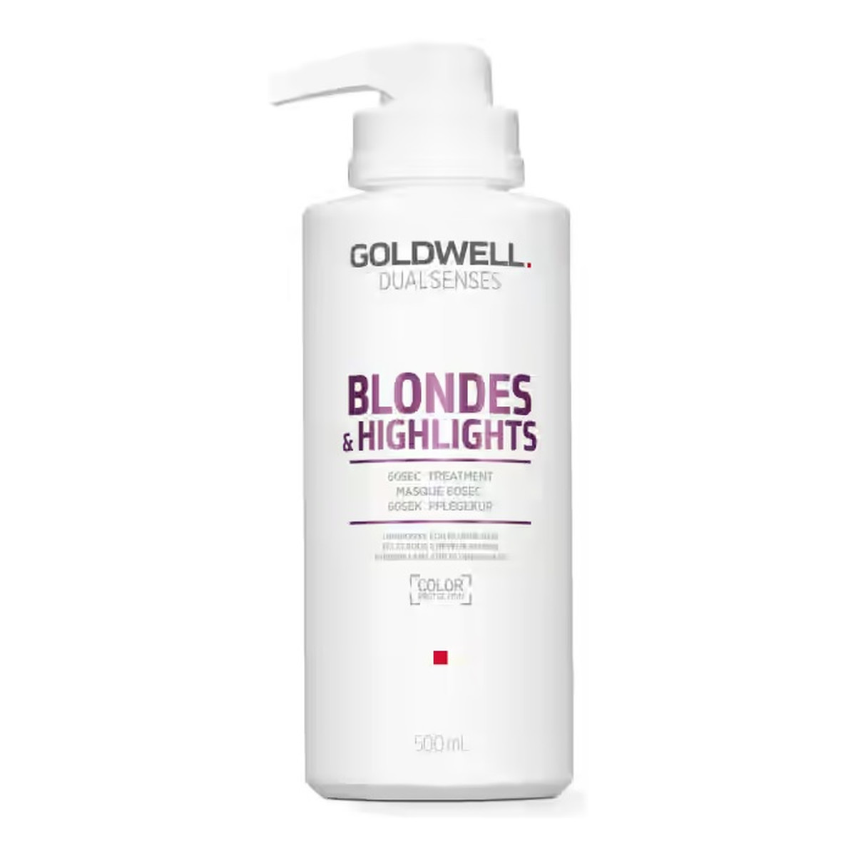Goldwell Dualsenses Blondes&Highlights Treatment 60-Sekundowa Kuracja Dla Włosów Blond I Z Pasemkami 500ml