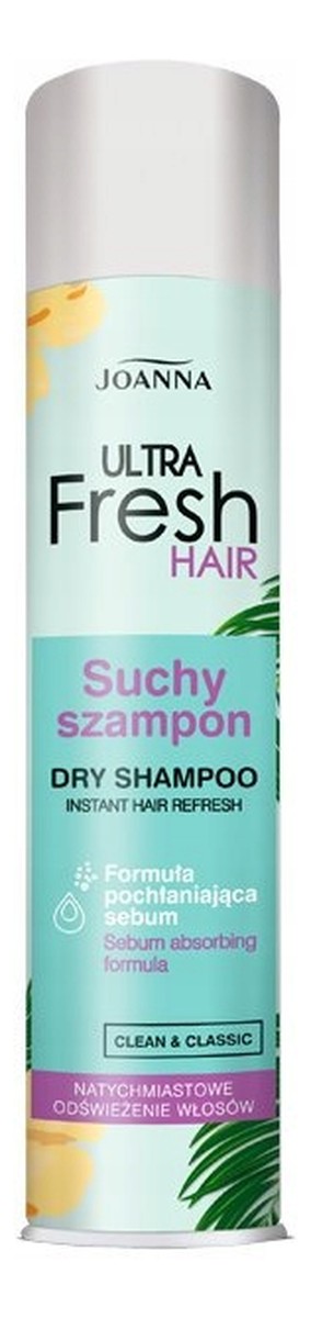 Ultra fresh hair suchy szampon do włosów classic