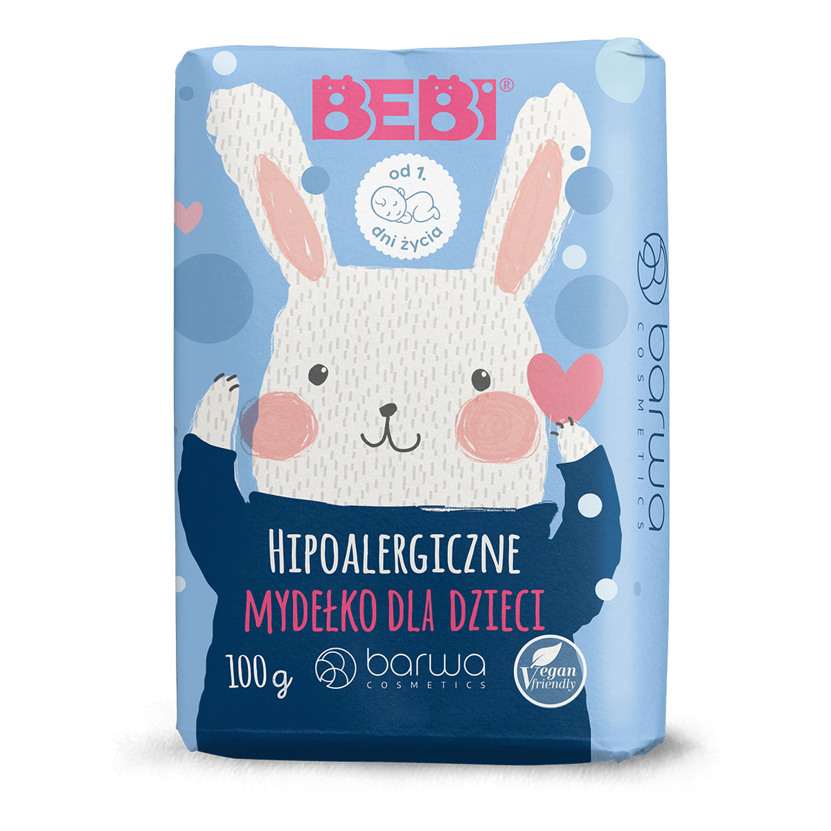 Barwa Bebi Delikatne Mydełko Toaletowe Dla Niemowląt i Dzieci 100g
