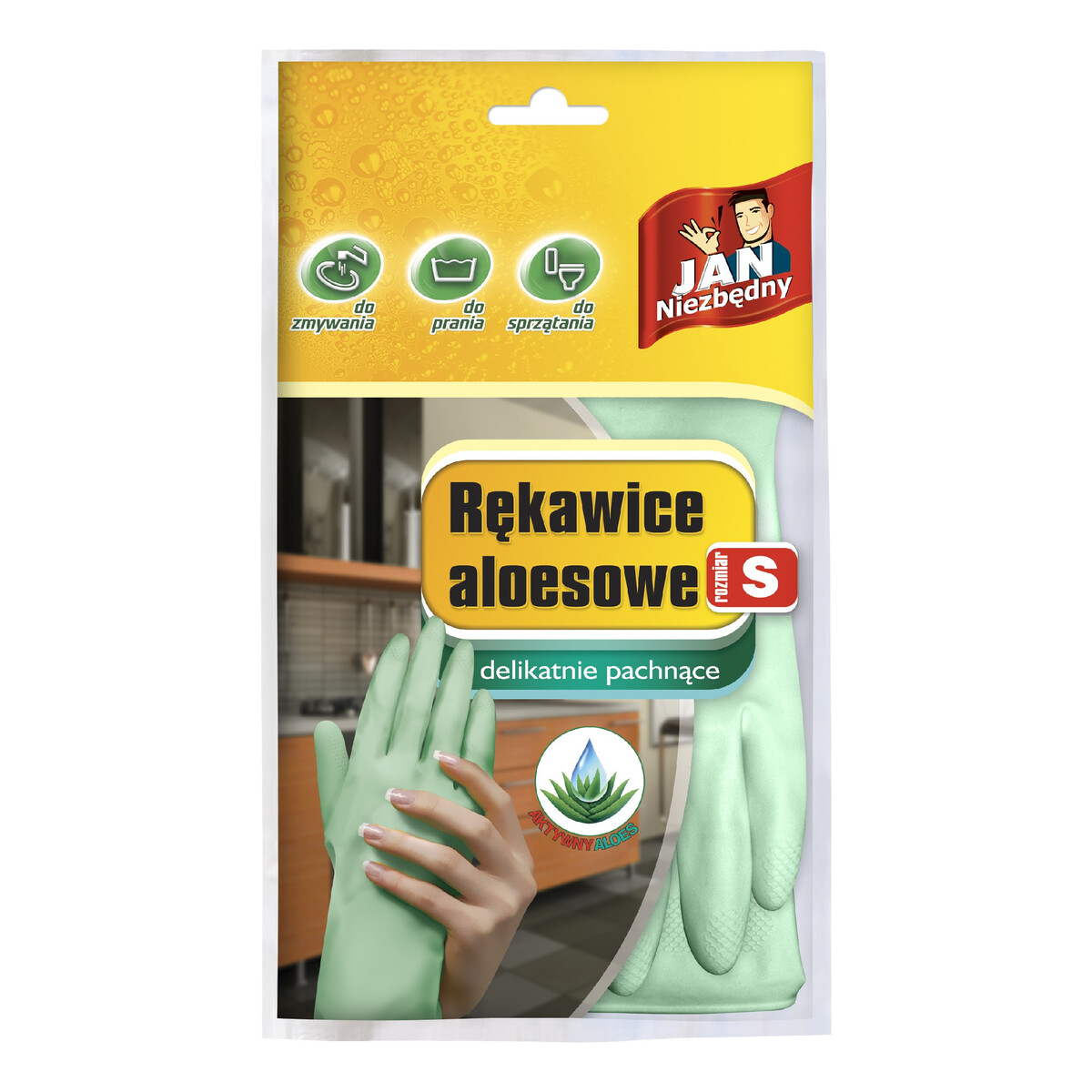 Jan Niezbędny Rękawice aloesowe rozmiar S