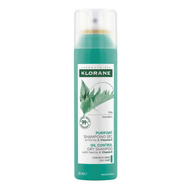 Oil control dry shampoo suchy szampon z pokrzywą i witaminą e
