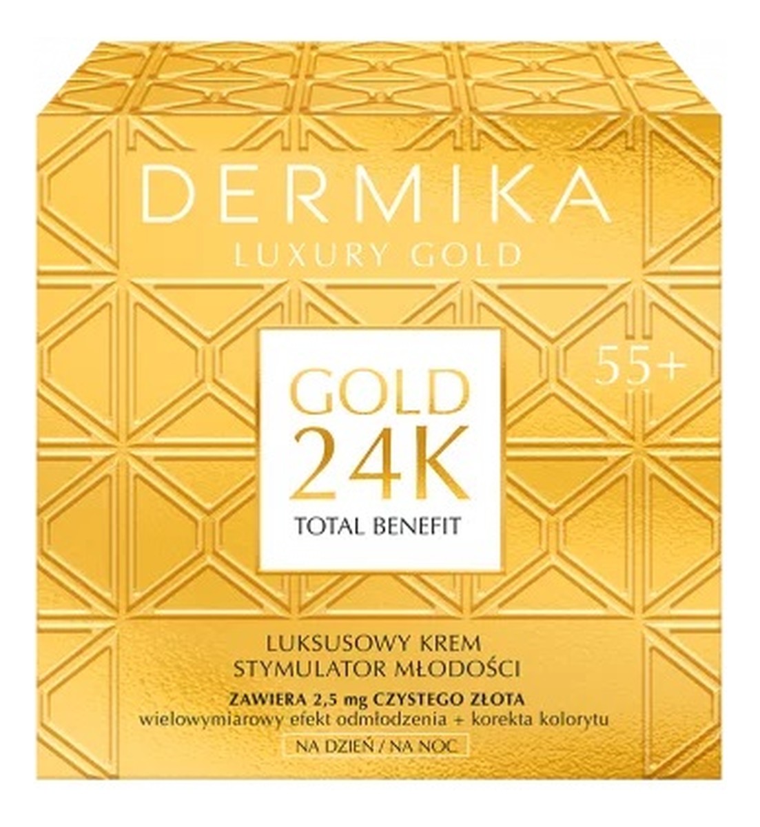 Total Benefit 55+ luksusowy Krem stymulator młodości na dzień i na noc