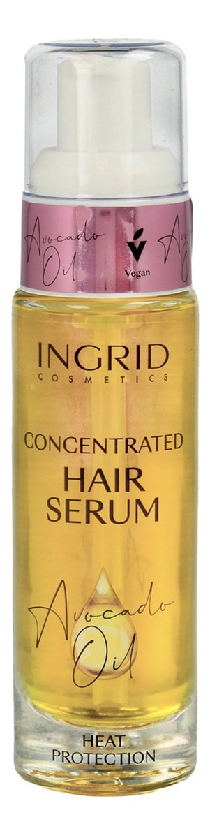 Skoncentrowane serum do włosów z olejkiem z awokado termoochrona