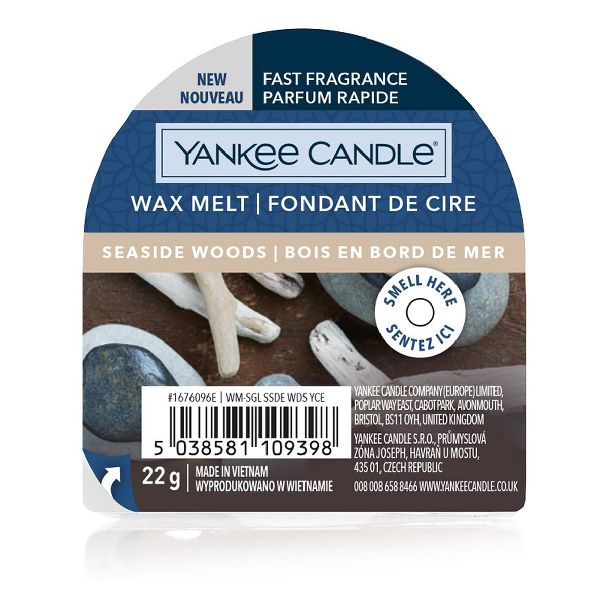 Yankee Candle Wax melt wosk zapachowy seaside woods 22g