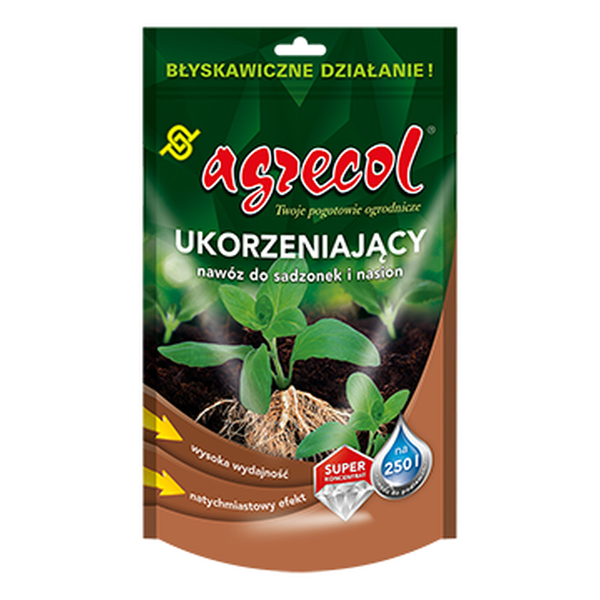 Agrecol Nawóz ukorzeniający Do Sadzonek I Nasion 250g