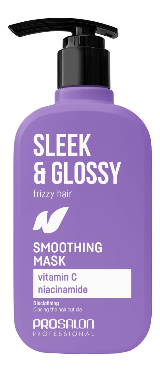 Sleek&Glossy Wygładzająca maska do włosów