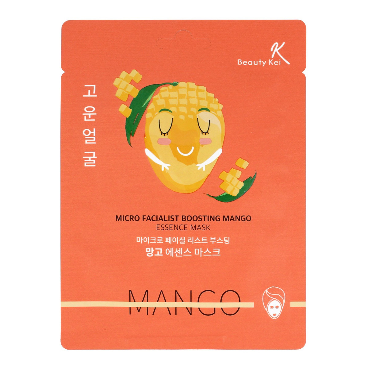 Beauty Kei Maseczka na płachcie z ekstraktem z Mango