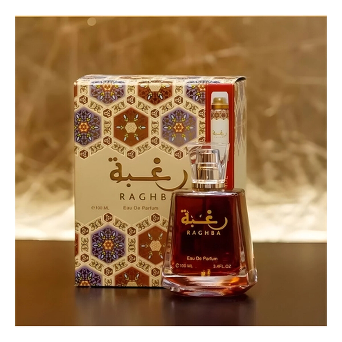 Lattafa Raghba Zestaw woda perfumowana spray 100ml + dezodorant spray 50ml