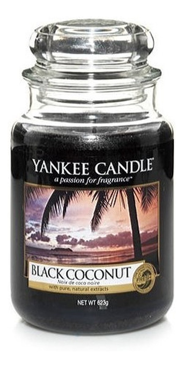 duża świeczka zapachowa Black Coconut