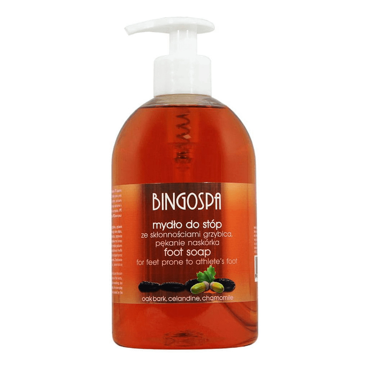 BINGOSPA Mydło do stóp na grzybicę i pękający naskórek 500ml