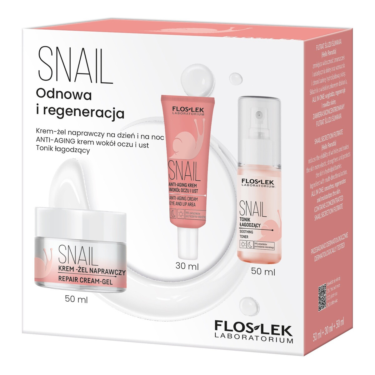 Flos Snail Zestaw pielęgnacyjny do twarzy