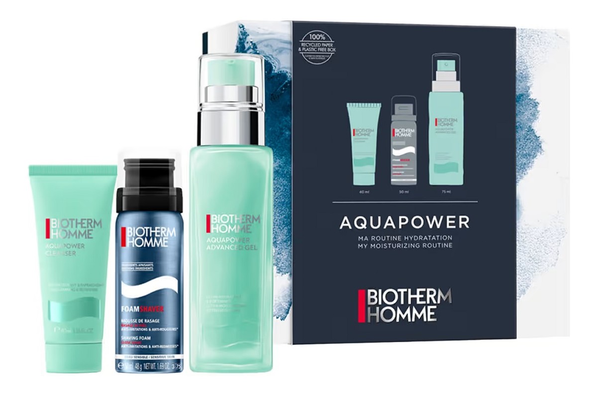 My Moisturizing Routine zestaw żel oczyszczający + pianka do golenia + żel nawilżający do twarzy