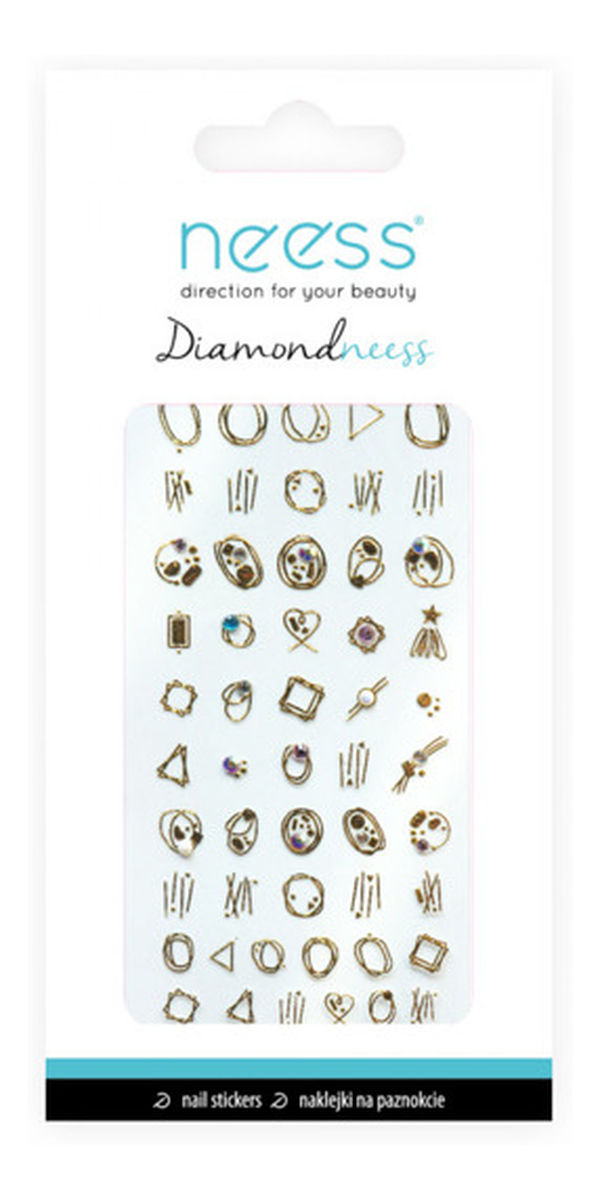 Naklejka na paznokcie Diamondneess (3713) 1szt