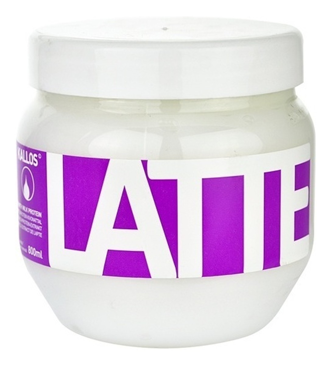 Latte Hair Mask With Milk Protein maska do włosów zniszczonych zabiegami chemicznymi