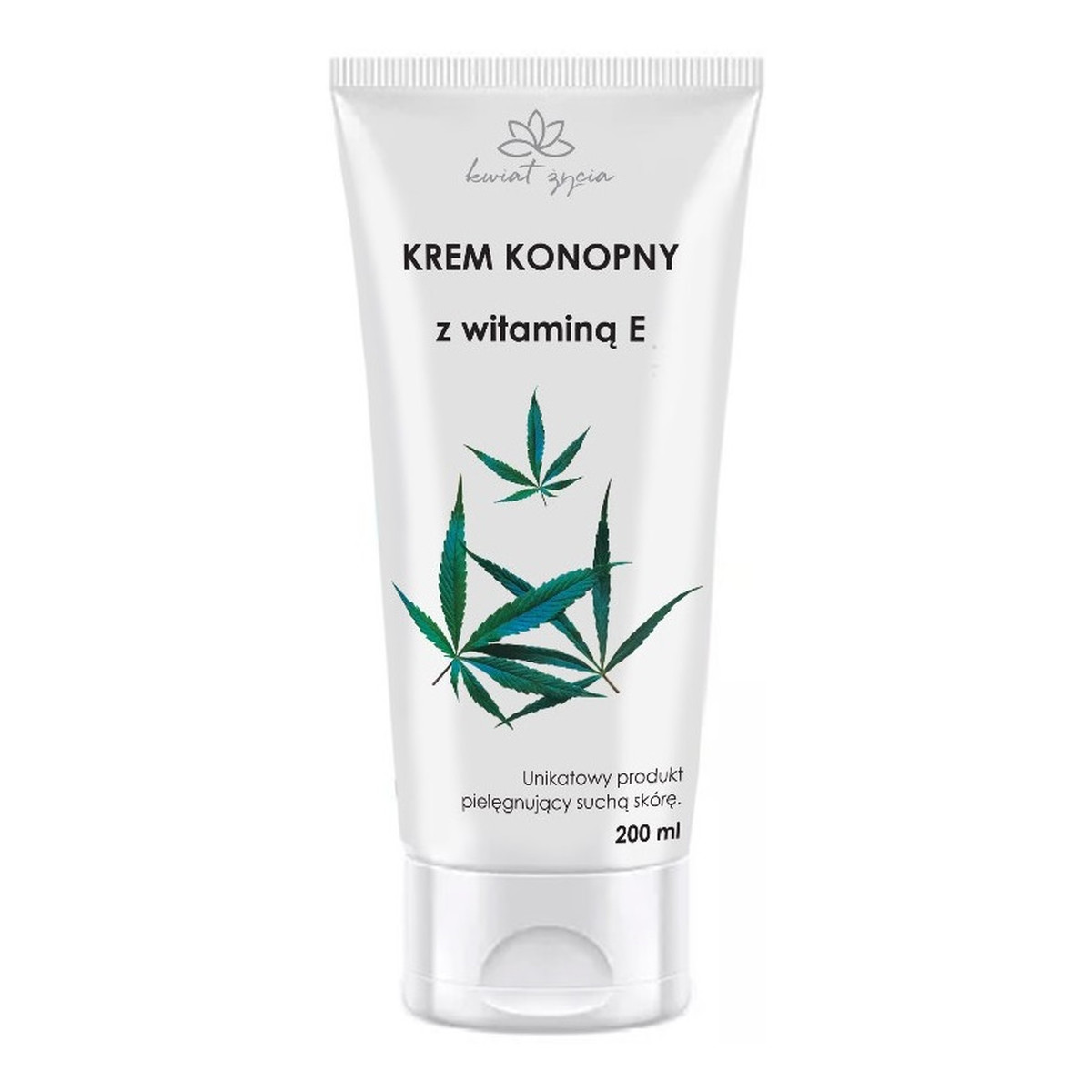 Kwiat Życia Krem konopny wygładzający z witaminą e 200ml