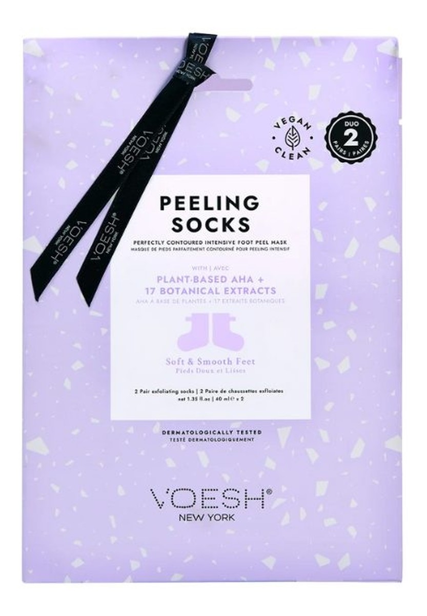Peeling socks skarpetki złuszczające z ekstraktem z lawendy 2 pary