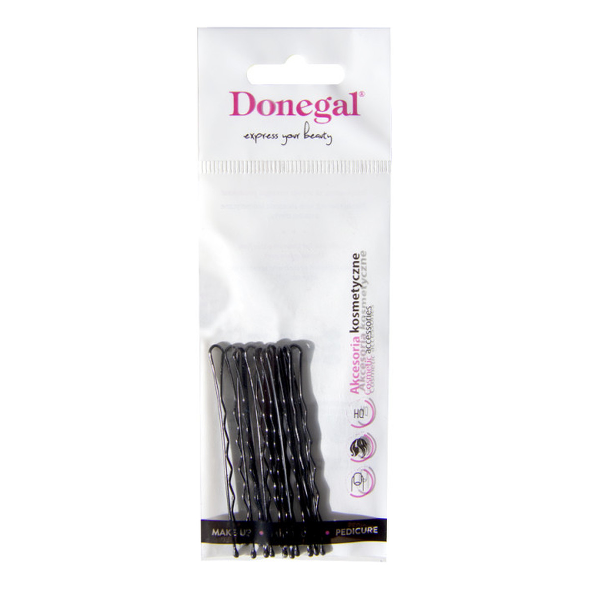 Donegal Wsuwki długie czarne 10 szt.