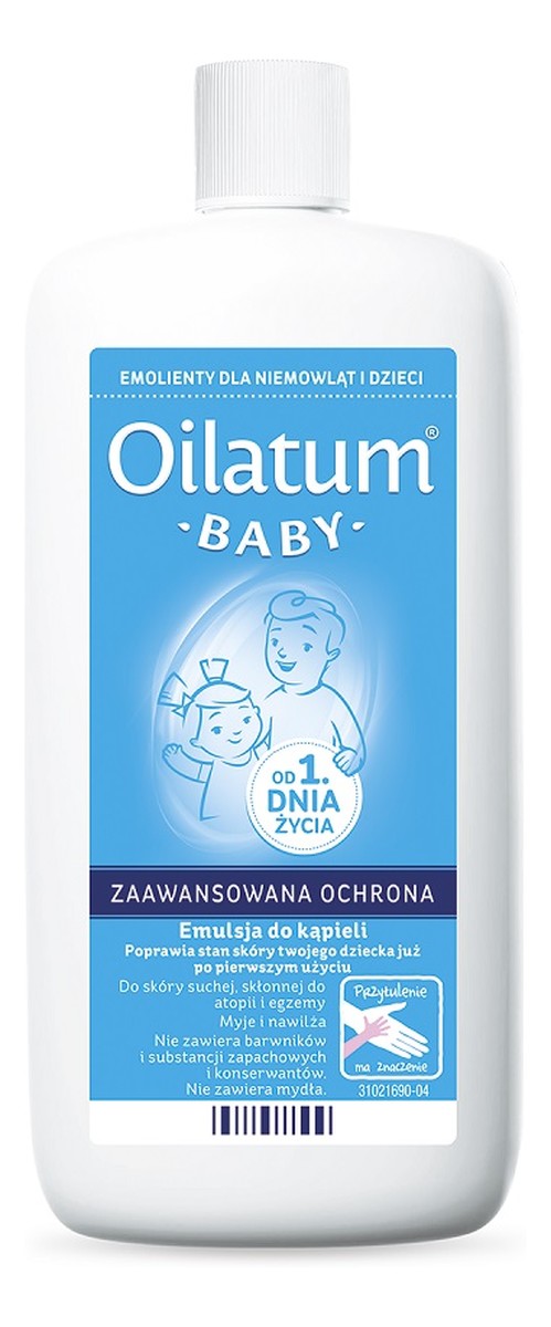 Emulsja do kąpieli od pierwszego dnia życia