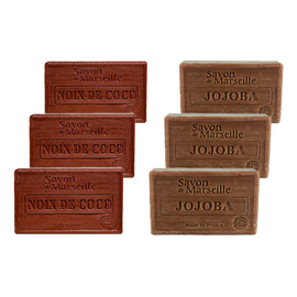 Mydło marsylskie 3x Kokos + 3xJojoba