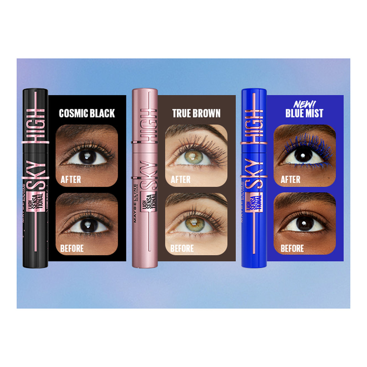 Maybelline Lash Sensational Sky High Mascara wydłużający tusz do rzęs 7ml