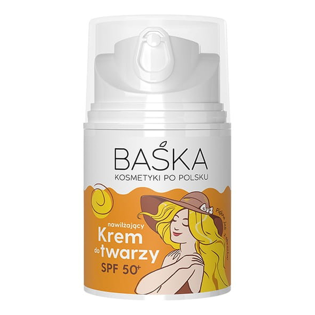 Baśka Krem do twarzy spf 50+ nawilżający 50ml