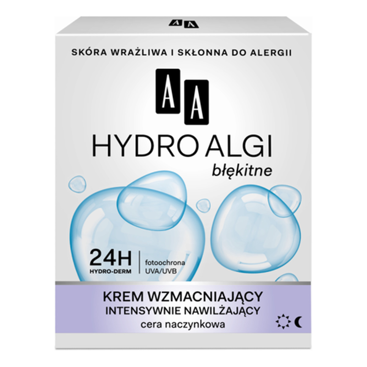 AA Hydro Algi Błękitne Krem Wzmacniający Intensywnie Nawilżający 50ml