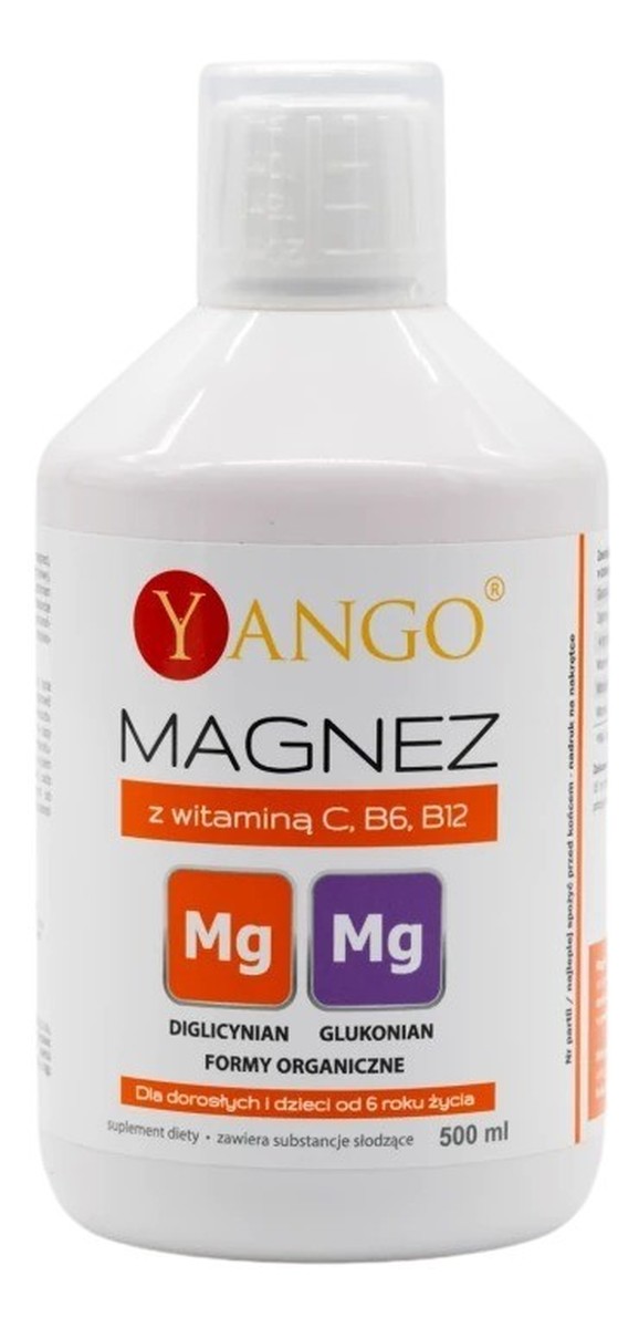 Magnez z witaminą C B6 i B12 suplement diety
