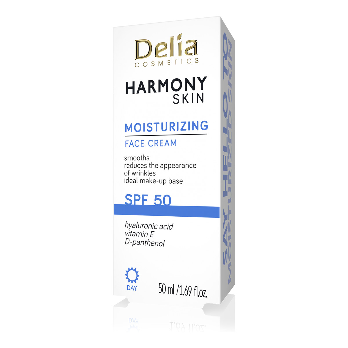 Delia Cosmetics Harmony Skin Krem Nawilżający Z Filtrem 50 SPF 50ml