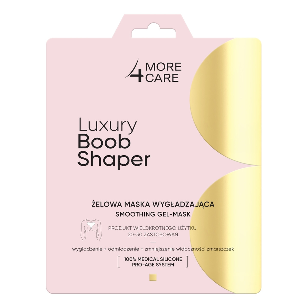 More4Care Luxury Boob Shaper Żelowa maska wygładzająca 1szt