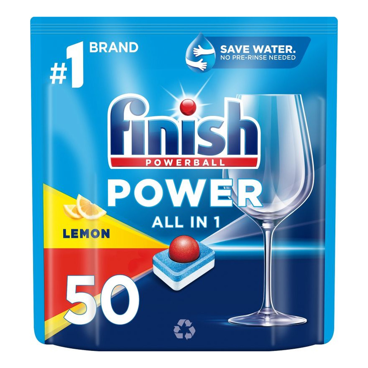 Finish Power all in 1 tabletki do zmywarki lemon 50szt