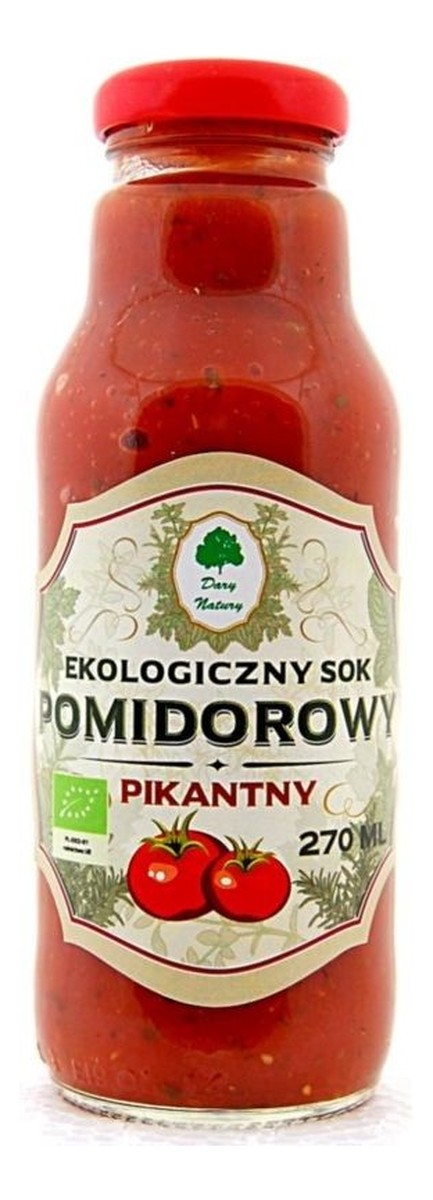 Ekologiczny Sok pomidorowy pikantny