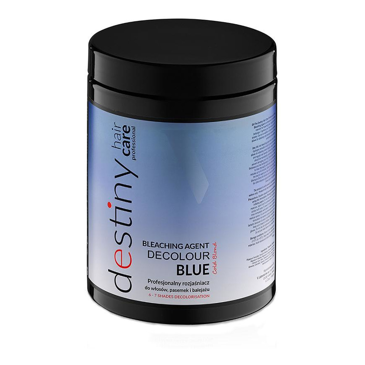 Destivii Destiny decolour blue profesjonalny rozjaśniacz do włosów pasemek i balejażu 500g
