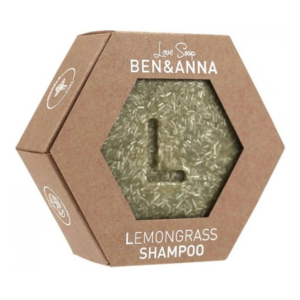 Ben&Anna Shampoo szampon do włosów w kostce lemongrass 60g