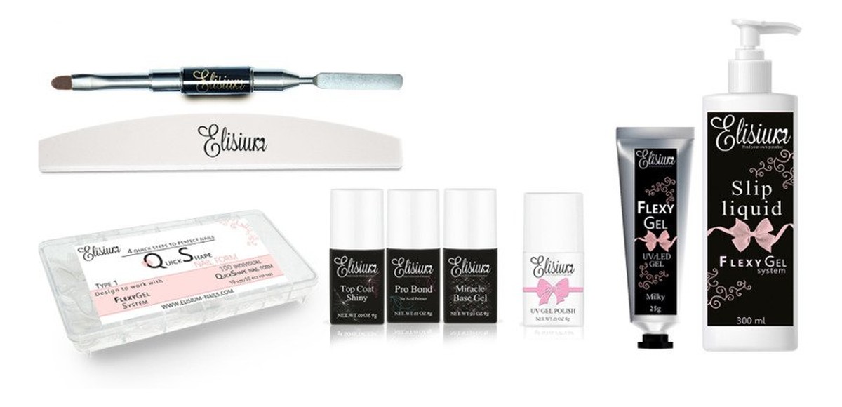 Complete FlexyGel System - Zestaw MAXI FlexyGel z Formami Typ1