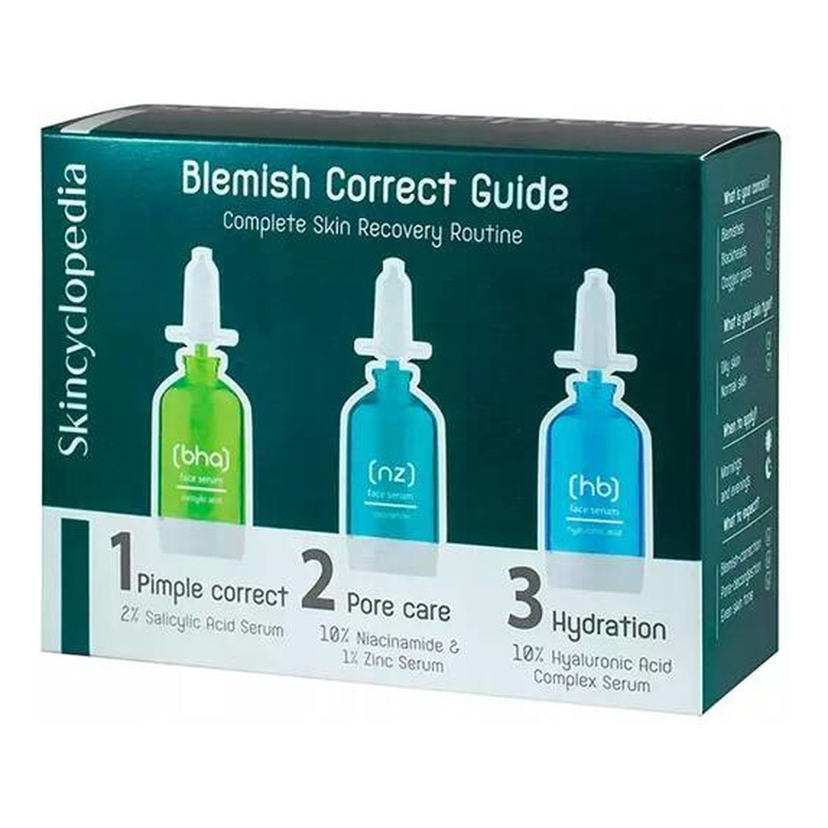 Skincyclopedia Kuracja przeciw niedoskonałościom Blemish Guide Set