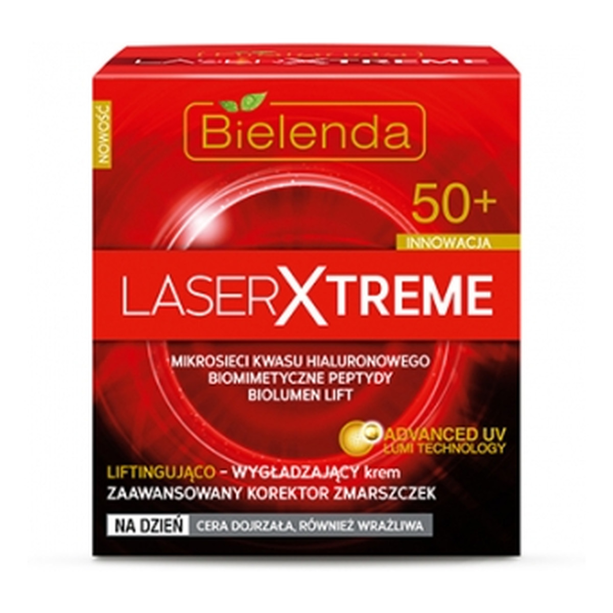 Bielenda 50+ Laser Xtreme Liftingująco- Wygładzający Krem Na Dzień 50ml
