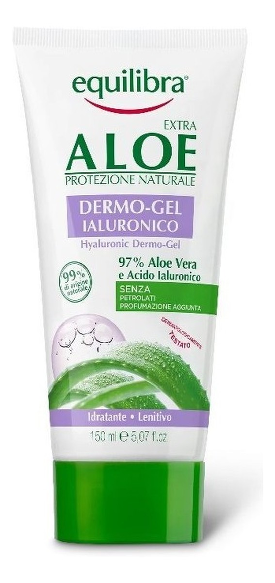 Extra Aloe Dermo-Gel aloesowy dermo żel z kwasem hialuronowym