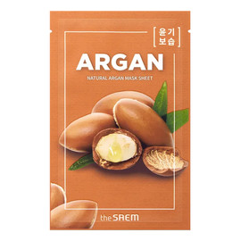 Argan maseczka w płachcie z masłem shea