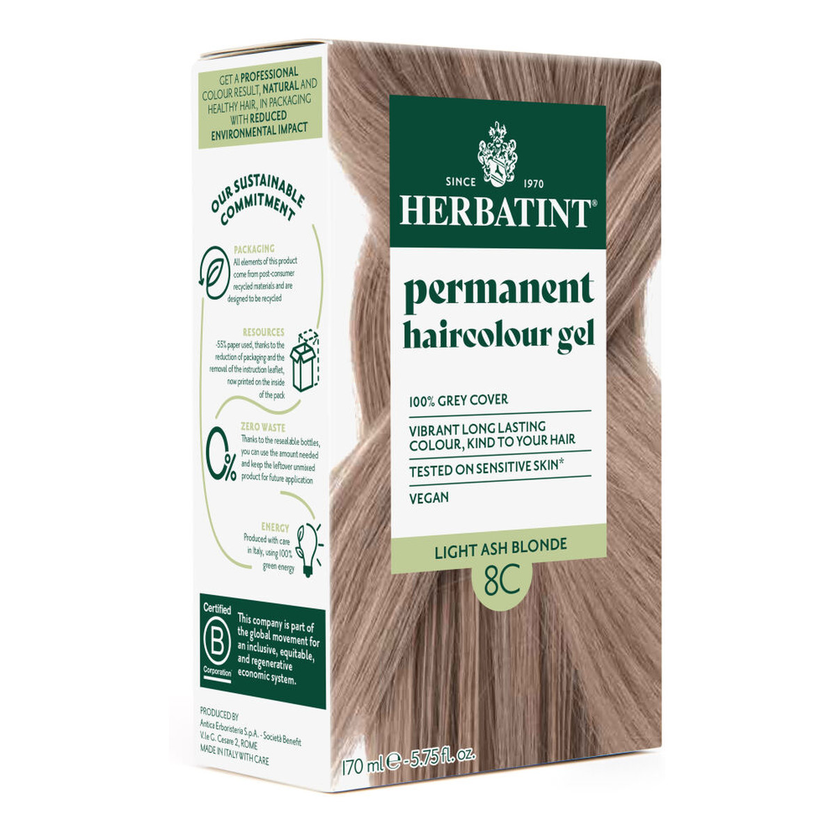 Herbatint Trwała Ziołowa farba do włosów 170ml