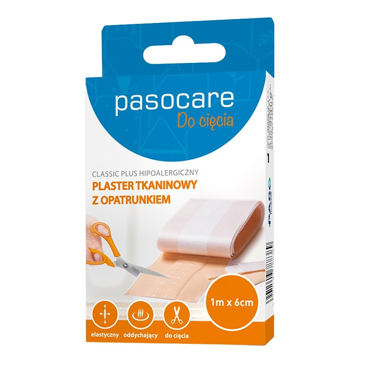 Pasocare Classic Plus Hipoalergiczny plaster z opatrunkiem