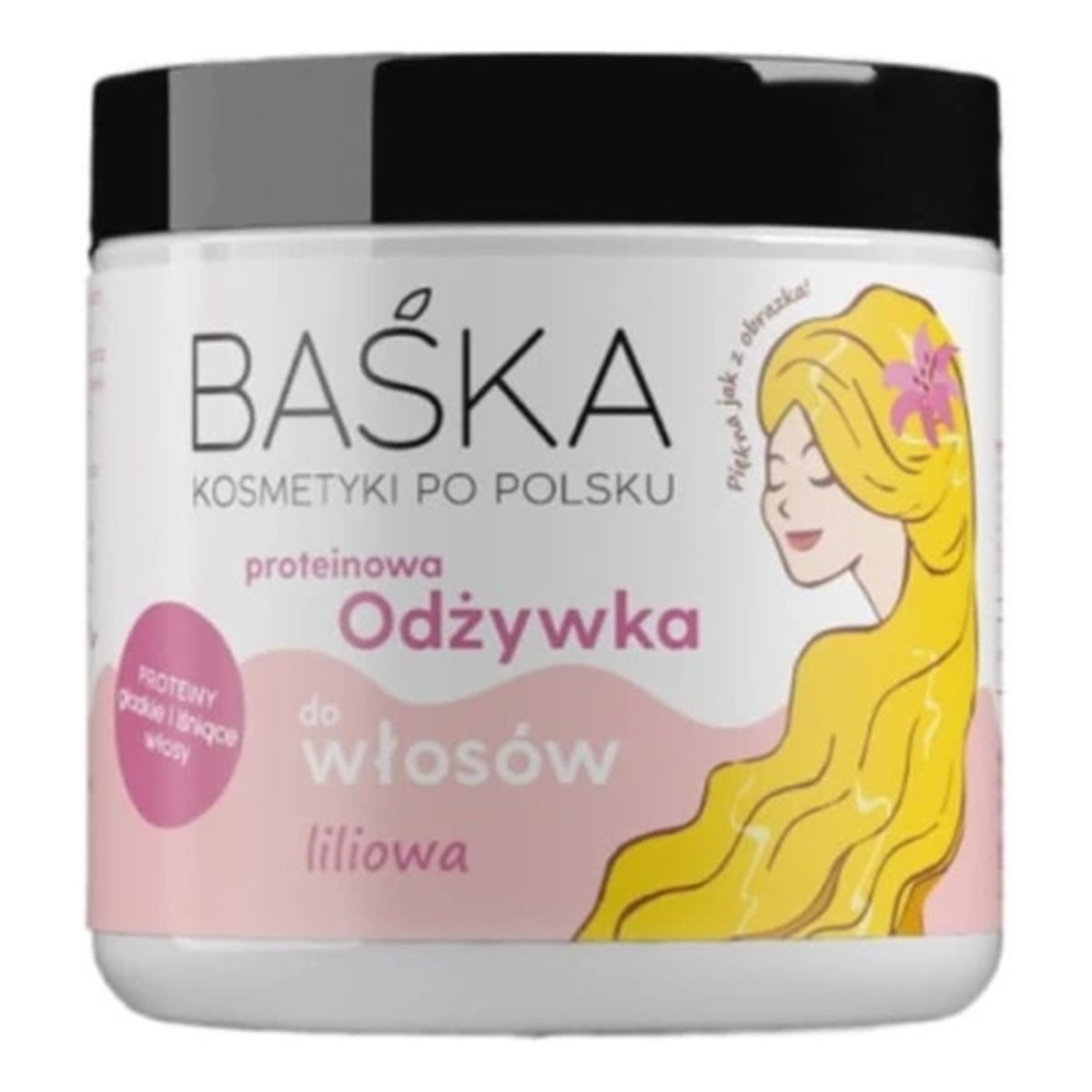 Baśka Kosmetyki po polsku humektantowa odżywka do włosów-malinowa 250ml