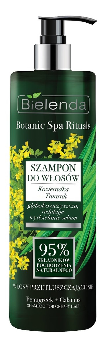 Botanic spa rituals szampon do włosów przetłuszczających się kozieradka + tatarak