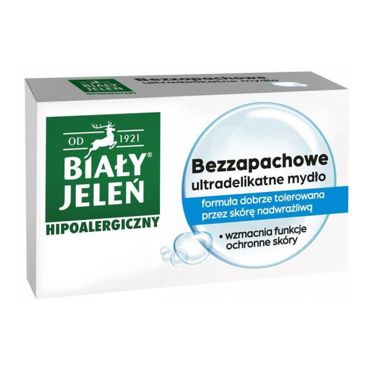 Pollena BIAŁY JELEŃ Mydło glicerynowe bezzapachowe hipoalergiczne-kostka 100g