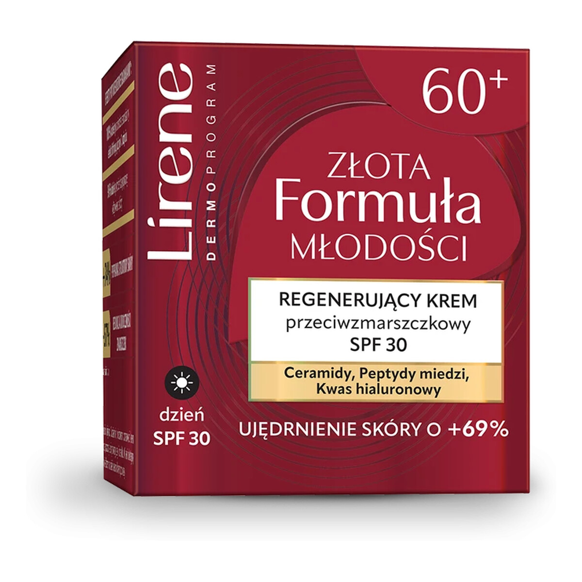 Lirene Złota Formuła Młodości Regenerujący krem przeciwzmarszczkowy SPF 30 50ml